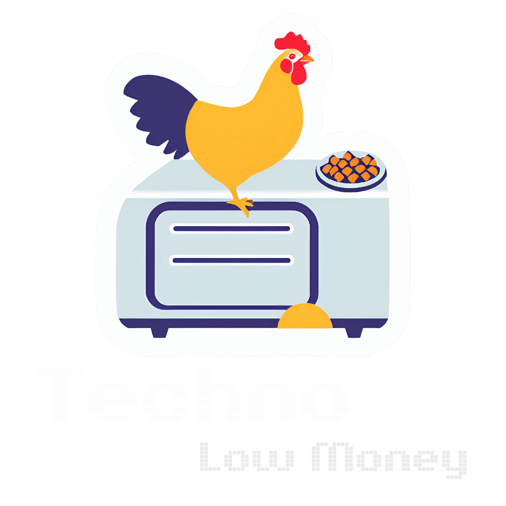 Techno Low Money Logo PNG White Font